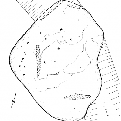 Pendréau, Dalle ornée_CT Le roux_1972.png