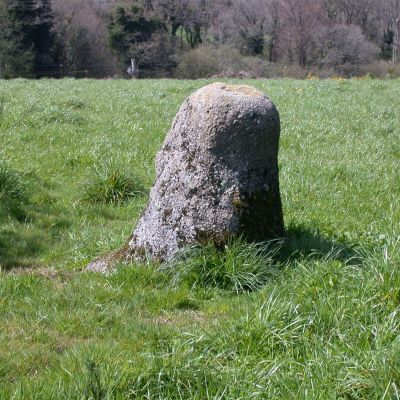 Stèle funéraire de Roc'h Toul. Cliché A. Provost