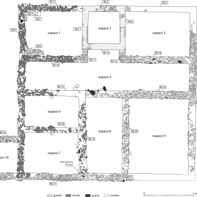 Gouarec, Plan de la villa de Saint-Gilles