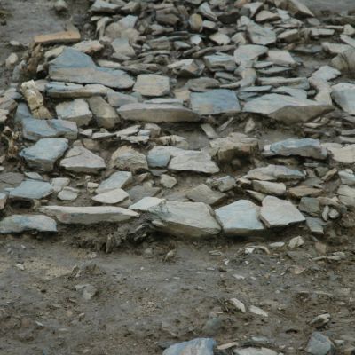 Croas Dom Herry, détail d'un mur, © Tinévez