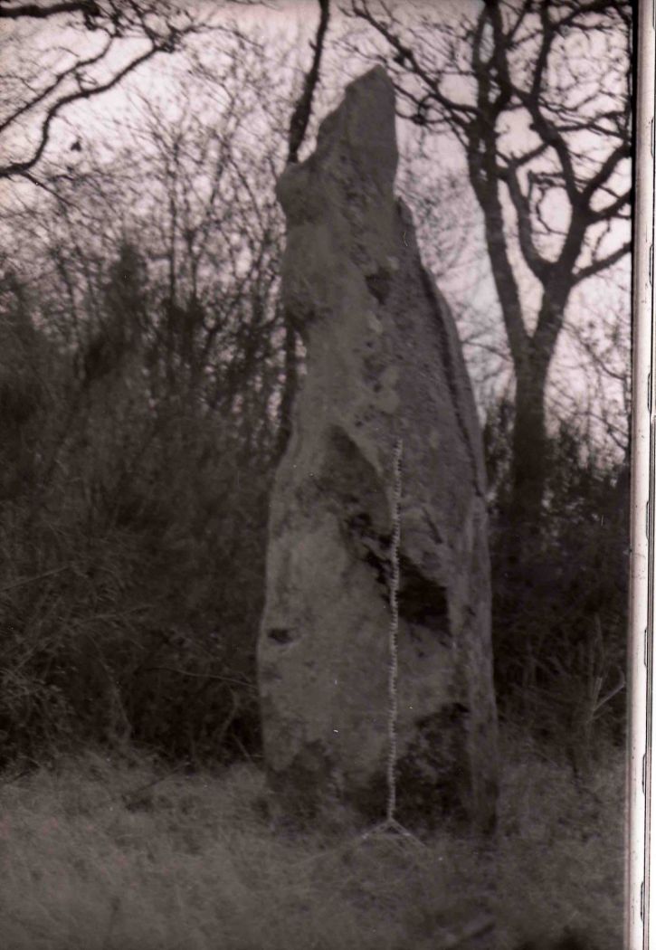 Menhir de Coat Couraval Kreizy Archéo