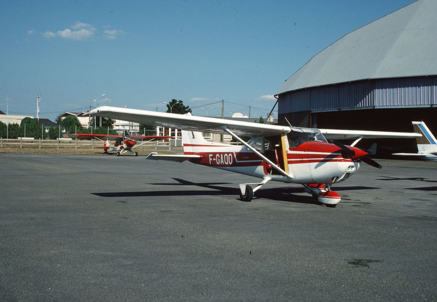 L'avion Québec Oscar utilisé par Maurice Gautier lors de ses prospections aériennes. Cliché M. Gautier